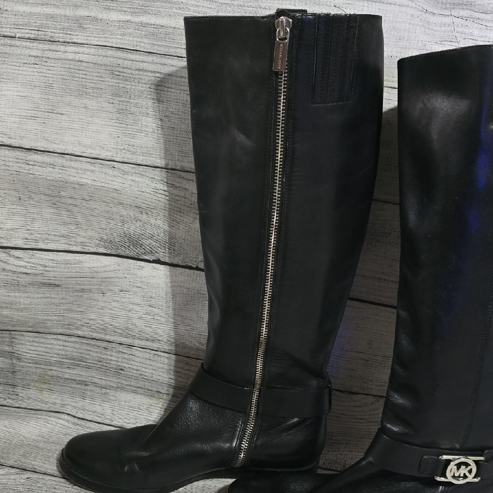 Michael Kors Black Over the Knee Boots - Picture 6 of 7